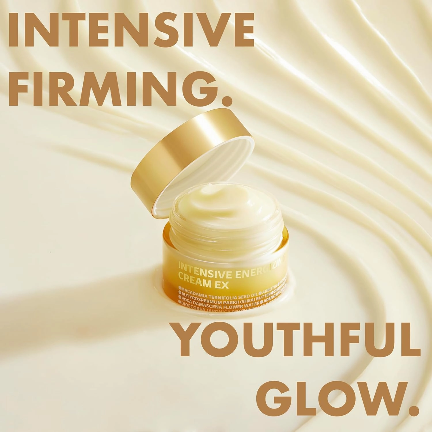 ISOI Intensive Energizing Cream EX, Deep Moisturizing Formula for Skin Elasticity & Firmness, Face & Neck Firming Cream, Korean Skin Care (0.68 fl. oz, 20ml)