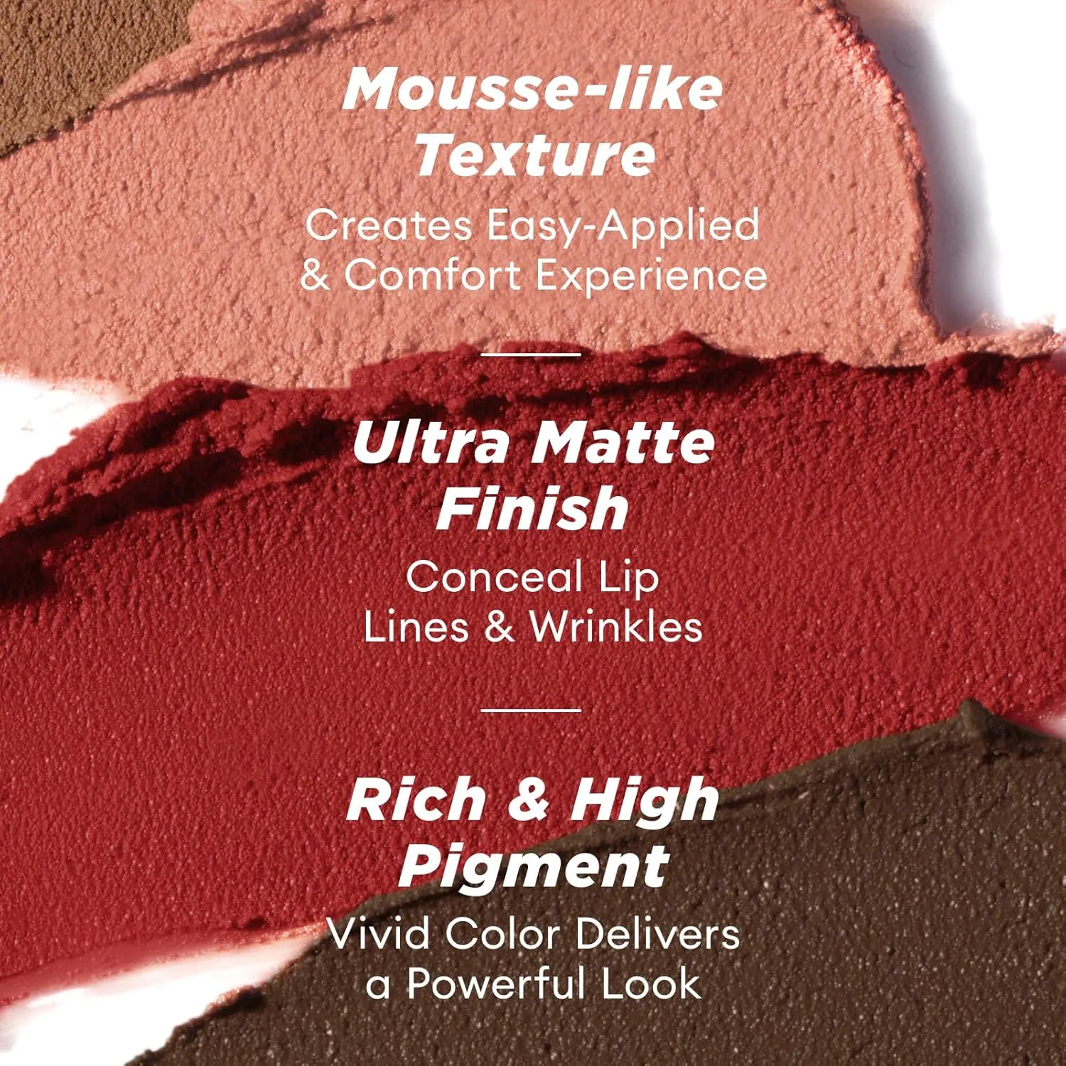 ITY Velvet Matte Finish Lip Stain-Mousse Textured Lip Clay, Pink Shade, Conceals Lip Lines, Rich Pigment Lip Tint Lipsticks, 0.14 oz (4g) in Orchid