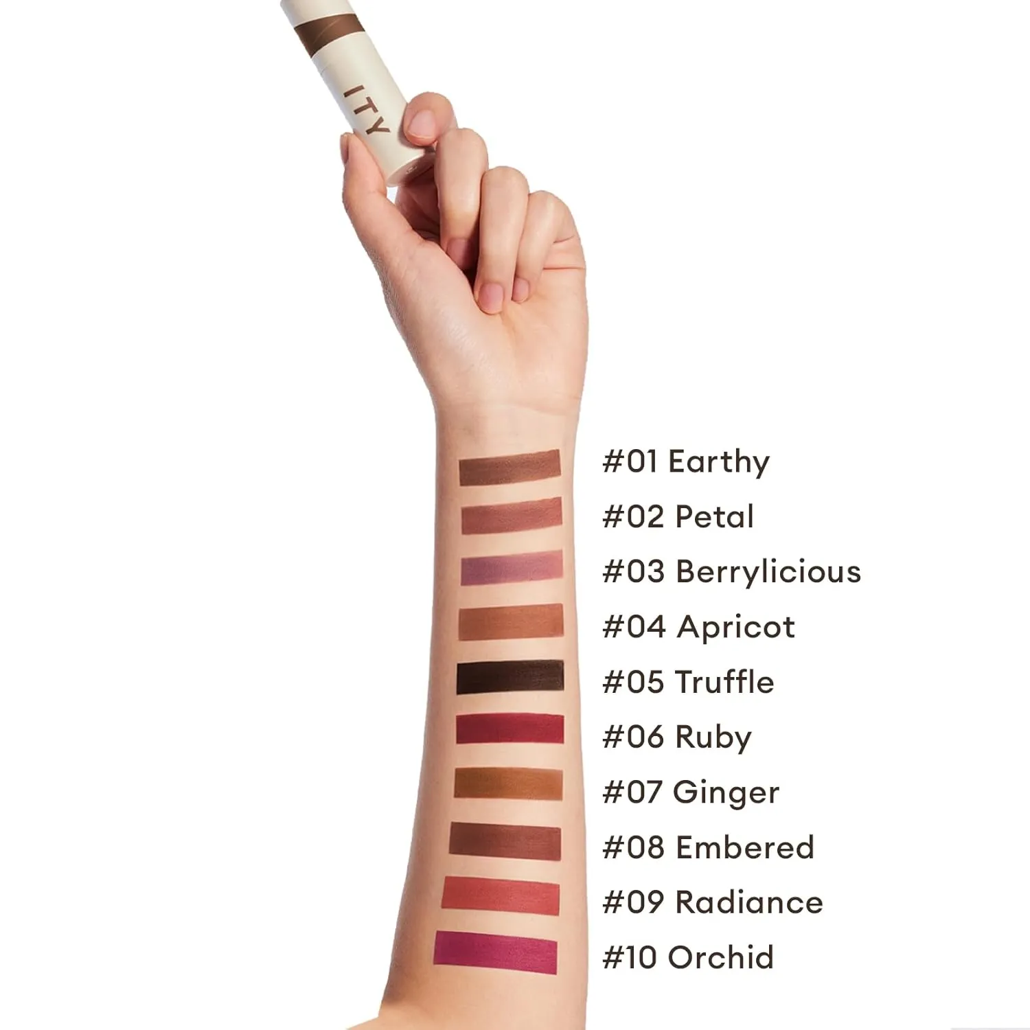 ITY Velvet Matte Finish Lip Stain-Mousse Textured Lip Clay, Red Shade, Conceals Lip Lines, Rich Pigment Lip Tint Lipsticks, 0.14 oz (4g) in Ruby