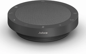 Jabra Speak2 55 Wireless Bluetooth Speakerphone - Portable Speaker with 4 Noise-Cancelling Mics, 50mm Full-Range Speakers & Wideband Audio - Certified Microsoft Teams Speaker - Dark Grey