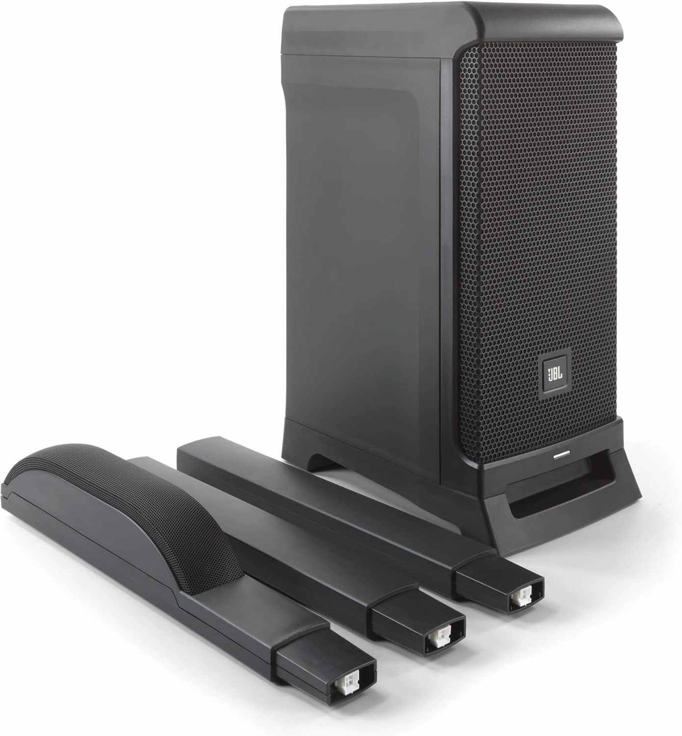 JBL Professional IRX ONE Active Powered Column Line Array Speaker System, 1300W Peak Power, 8 Inch, Bluetooth Wireless Audio, 3-Channel Mixer, Portable PA for DJs, Musicians, Events, Black