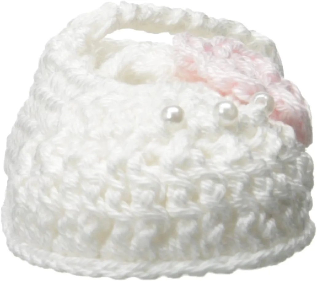 Jefferies Socks Baby-Girls Newborn Delicate Flower Crochet Bootie