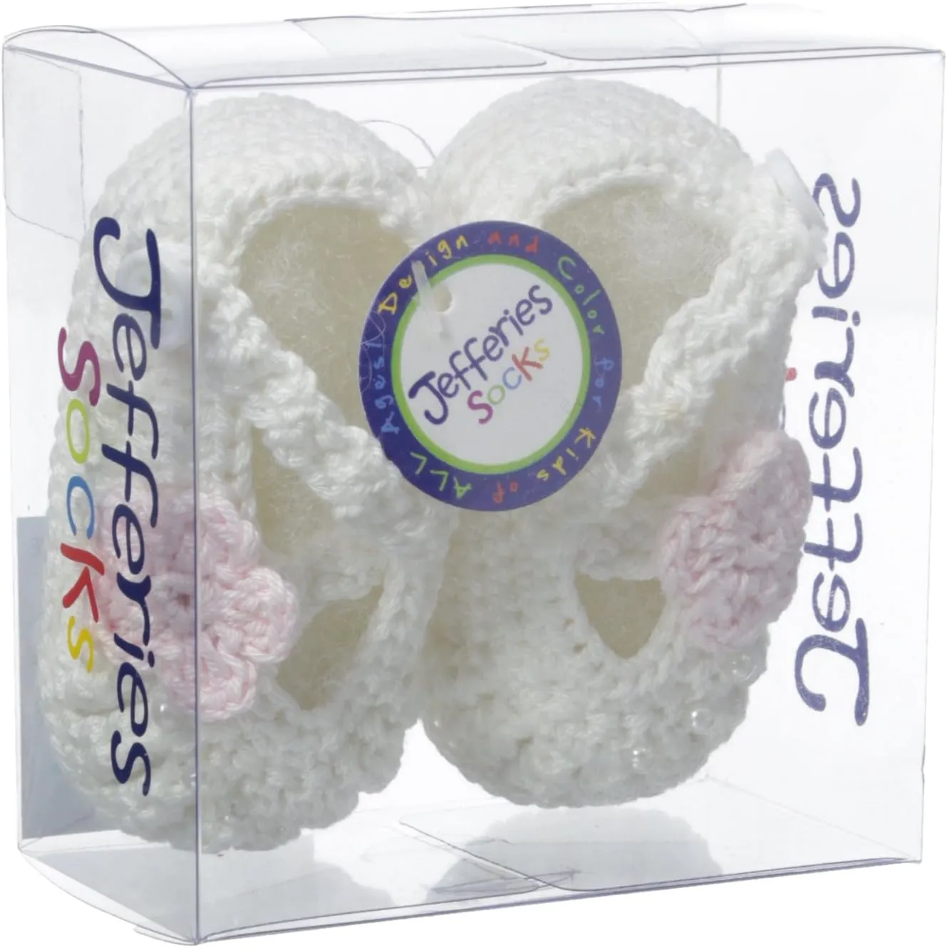 Jefferies Socks Baby-Girls Newborn Delicate Flower Crochet Bootie