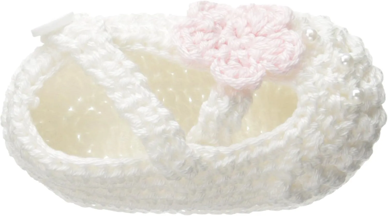 Jefferies Socks Baby-Girls Newborn Delicate Flower Crochet Bootie