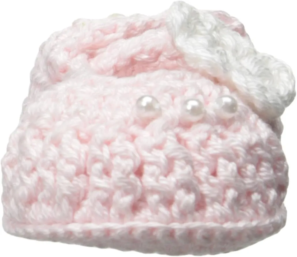 Jefferies Socks Baby-Girls Newborn Delicate Flower Crochet Bootie