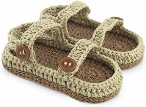 Jefferies Socks Baby-Boys Newborn Boy Sandal Crochet Bootie