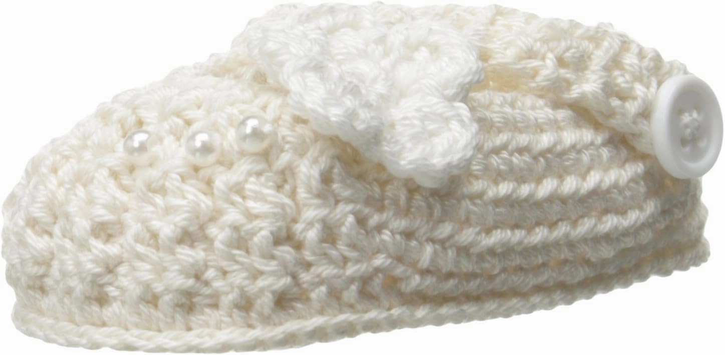 Jefferies Socks Baby-Girls Newborn Delicate Flower Crochet Bootie