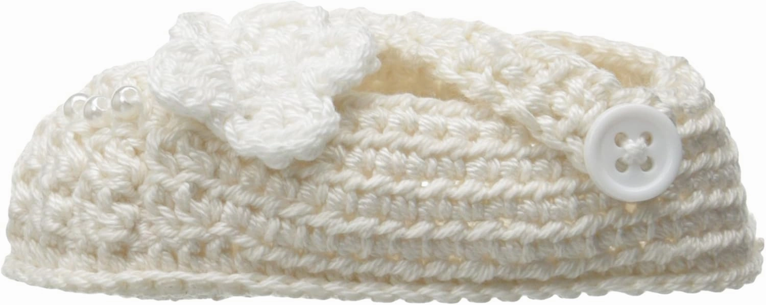 Jefferies Socks Baby-Girls Newborn Delicate Flower Crochet Bootie