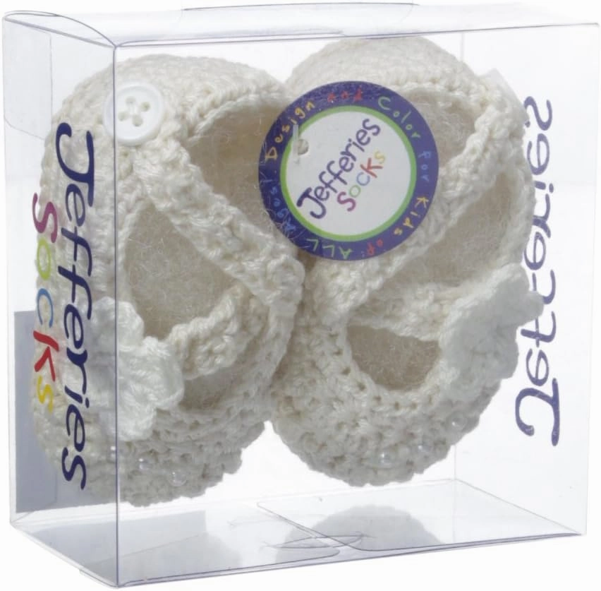 Jefferies Socks Baby-Girls Newborn Delicate Flower Crochet Bootie