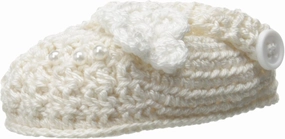 Jefferies Socks Baby-Girls Newborn Delicate Flower Crochet Bootie
