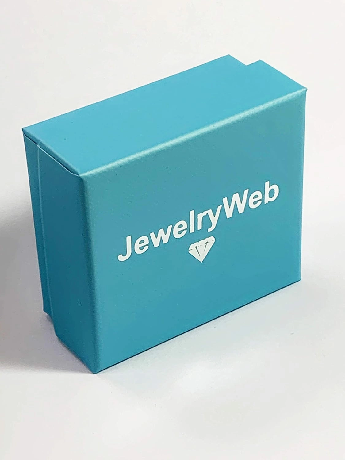 Jewelryweb Solid 14k Yellow or White Gold Heart-shaped Simulated Diamond Basket Post Stud Earrings - Heart Stud Earrings for women - Cute Earrings - Hypoallergenic