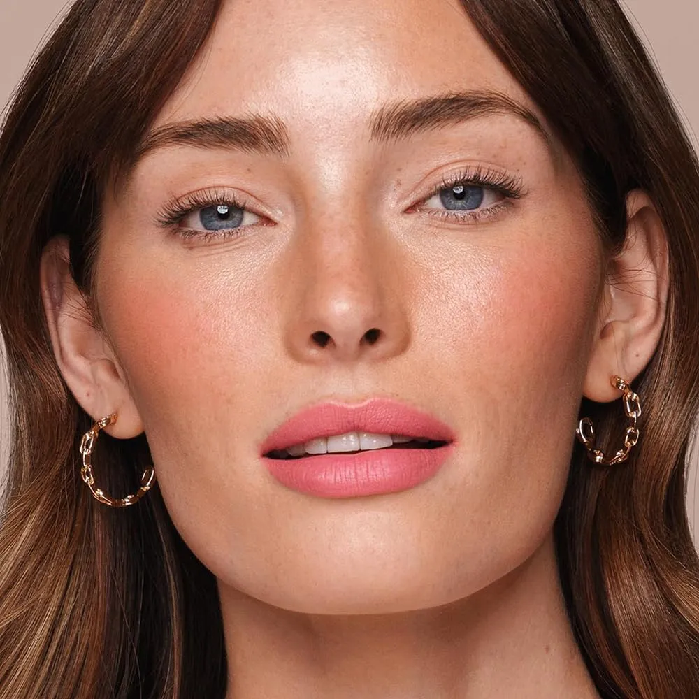 Jouer Balm Bouche Demi-Matte Lip-Fé​minité​ - Tinted Lip Balm - Hydrating Lip Tint Long Lasting - Matte Lip Color - Jojoba Seed Oil and Shea Butter Formula
