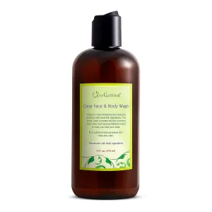 Just Nutritive Acne Clear Face and Body Wash | Adult Acne Treatment | Acne Face Wash | Face Skin Care | Back Acne Treatment | Acne Cleansers 16 Oz