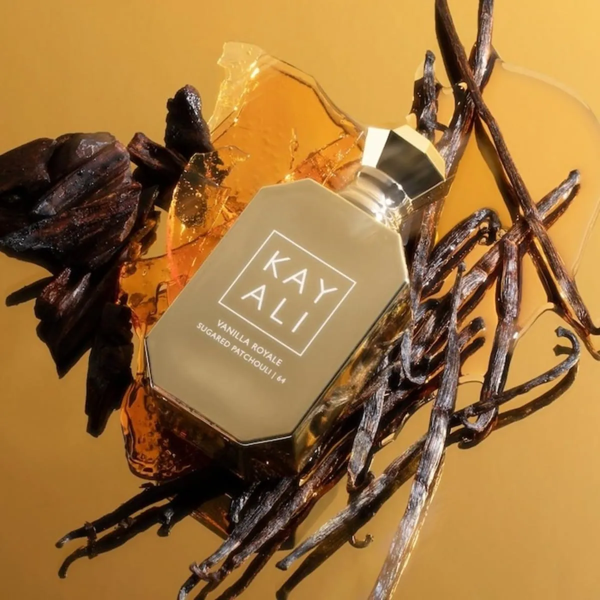 Kayali By Huda Beauty Vanilla Royale Sugared Patchouli | 64 Limited Edition Eau De Parfum TRAVEL SIZE (10 ml / 0.34 fl oz)