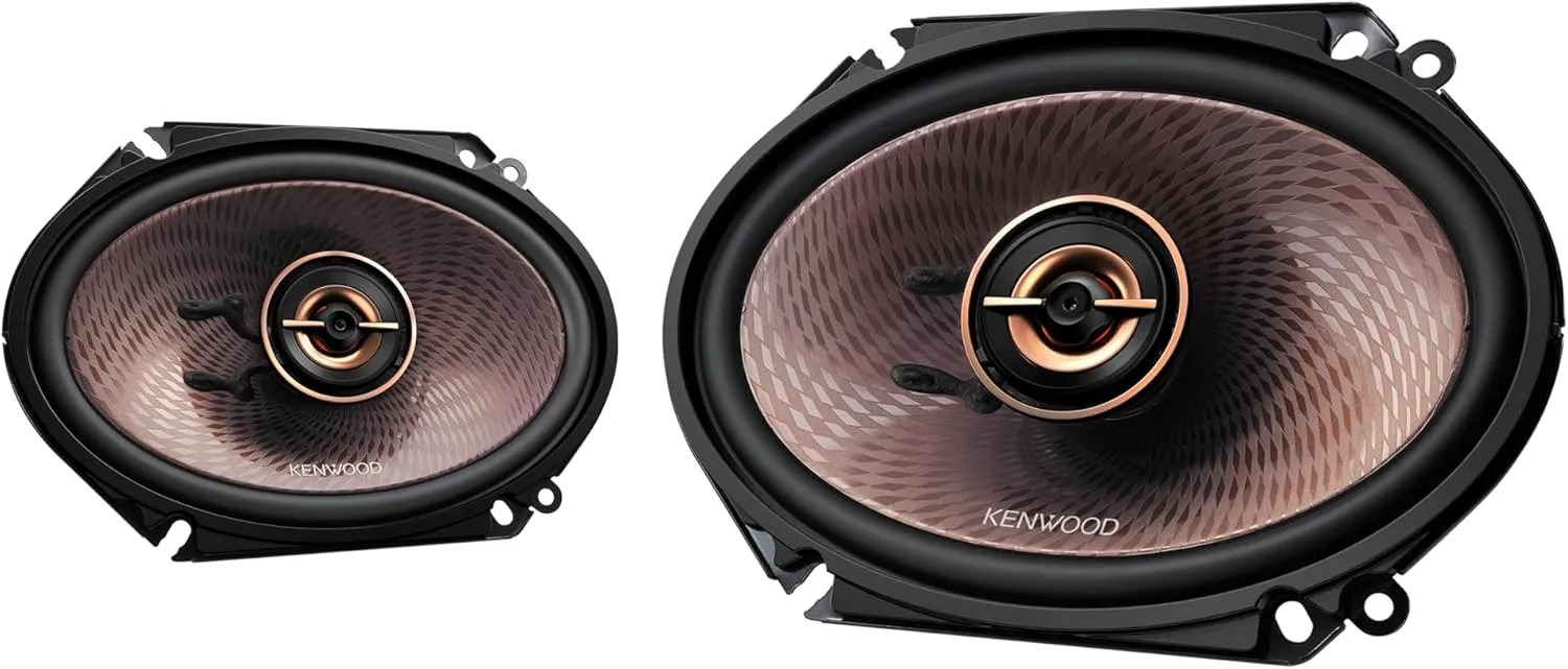 Kenwood KFC-693 6" x 9" 5-Way Concert Series Car Speakers – 650W Peak Power, Polypropylene Woofer Cone, Balanced Dome Tweeter, Acoustic Sound Harmonizer