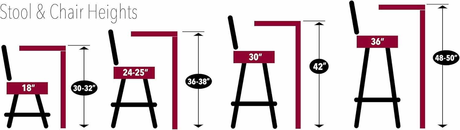L004 Arizona State (Sparky) 30" Stationary Bar Stool with Black Wrinkle Finish