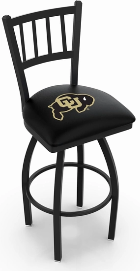 L018 Colorado 30" Swivel Bar Stool with Black Wrinkle Finish