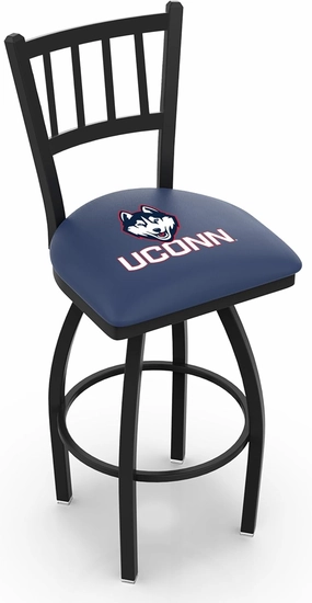 L018 Connecticut 30" Swivel Bar Stool with Black Wrinkle Finish
