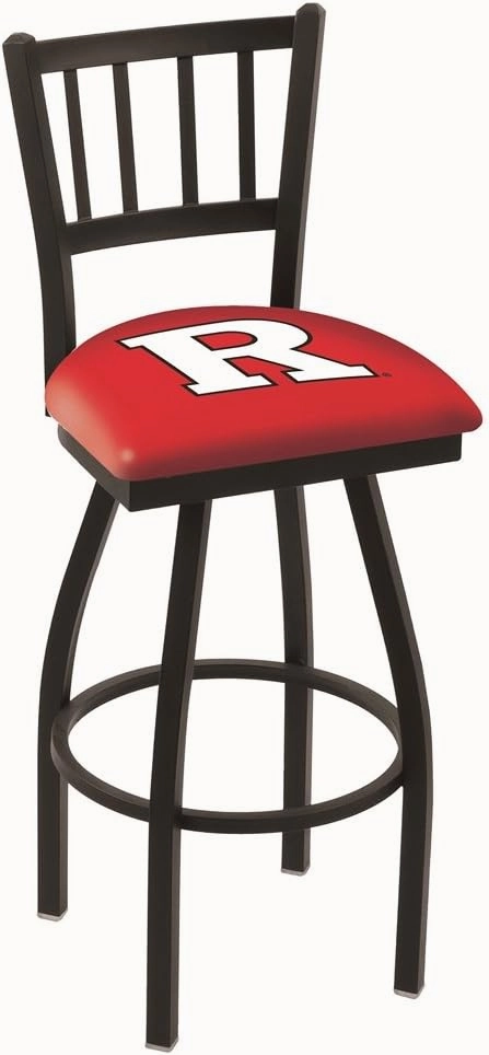 L018 Rutgers 30" Swivel Bar Stool with Black Wrinkle Finish