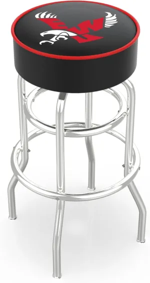 L7C1 Eastern Washington 30" Double-Ring Swivel Bar Stool with Chrome Finish