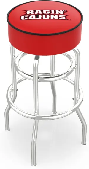 L7C1 Louisiana-Lafayette 25" Double-Ring Swivel Counter Stool with Chrome Finish