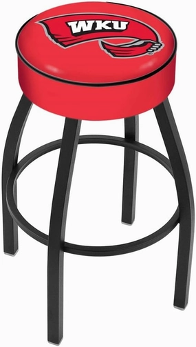 L8B1 Western Kentucky 25" Swivel Counter Stool with Black Wrinkle Finish