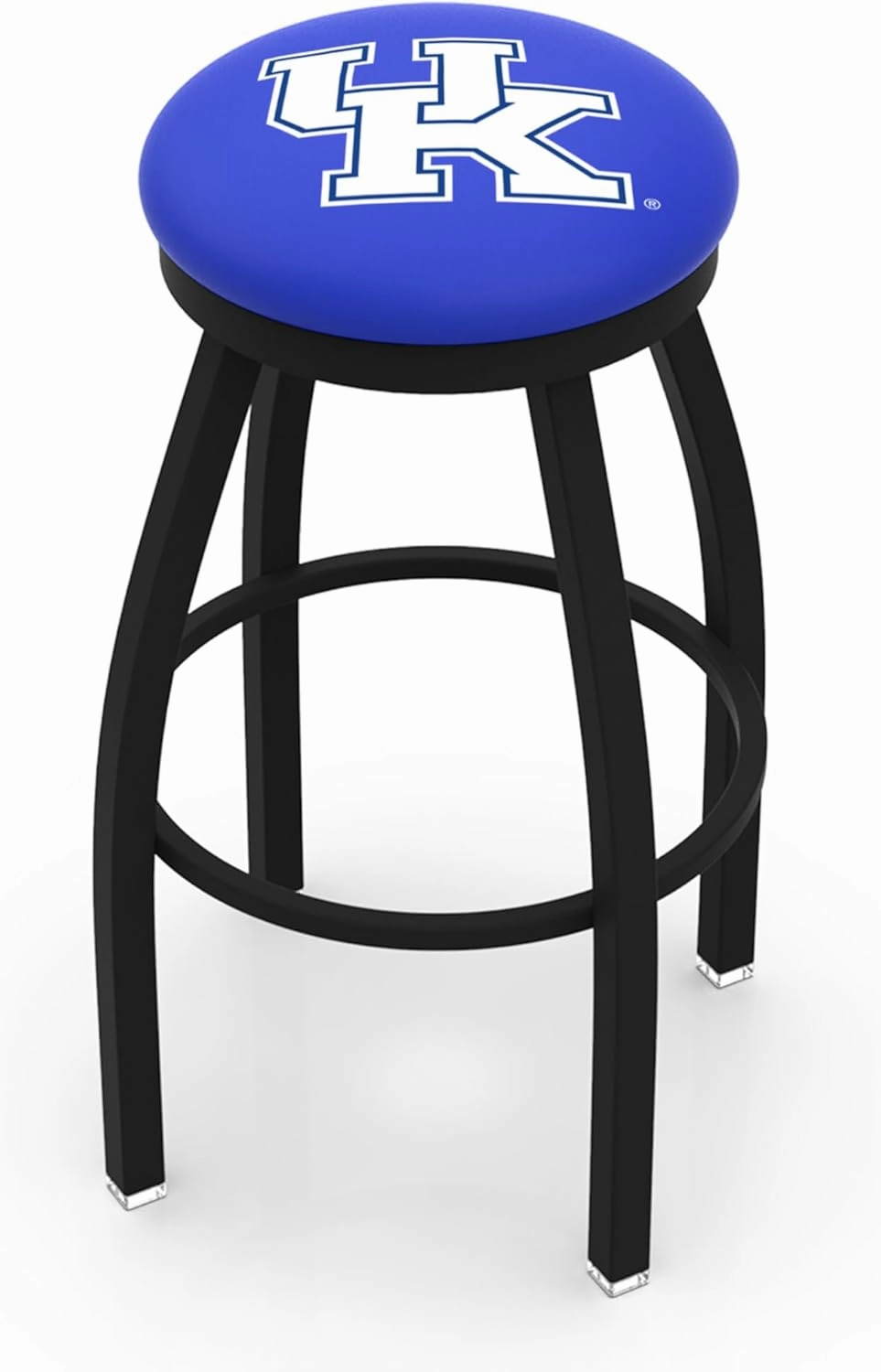 L8B2B Kentucky UK 25" Swivel Counter Stool with Black Wrinkle Finish
