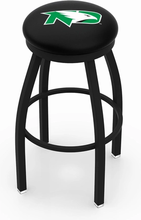 L8B2B North Dakota 30" Swivel Bar Stool with Black Wrinkle Finish