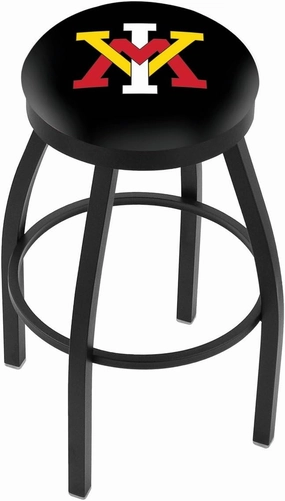 L8B2B Virginia Military Institute 25" Swivel Counter Stool with Black Wrinkle Finish