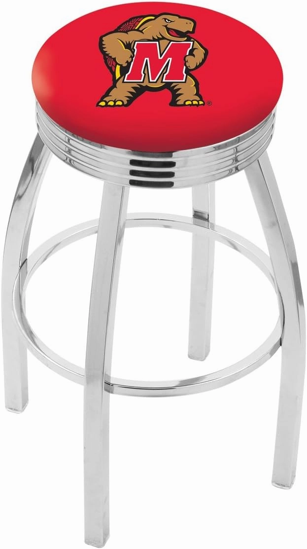 L8C3C Maryland 30" Swivel Bar Stool with Chrome Finish