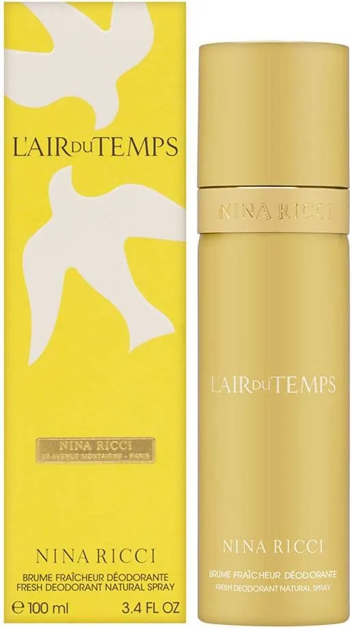 L'air du Temps by Nina Ricci for Women 3.4 oz Deodorant Spray
