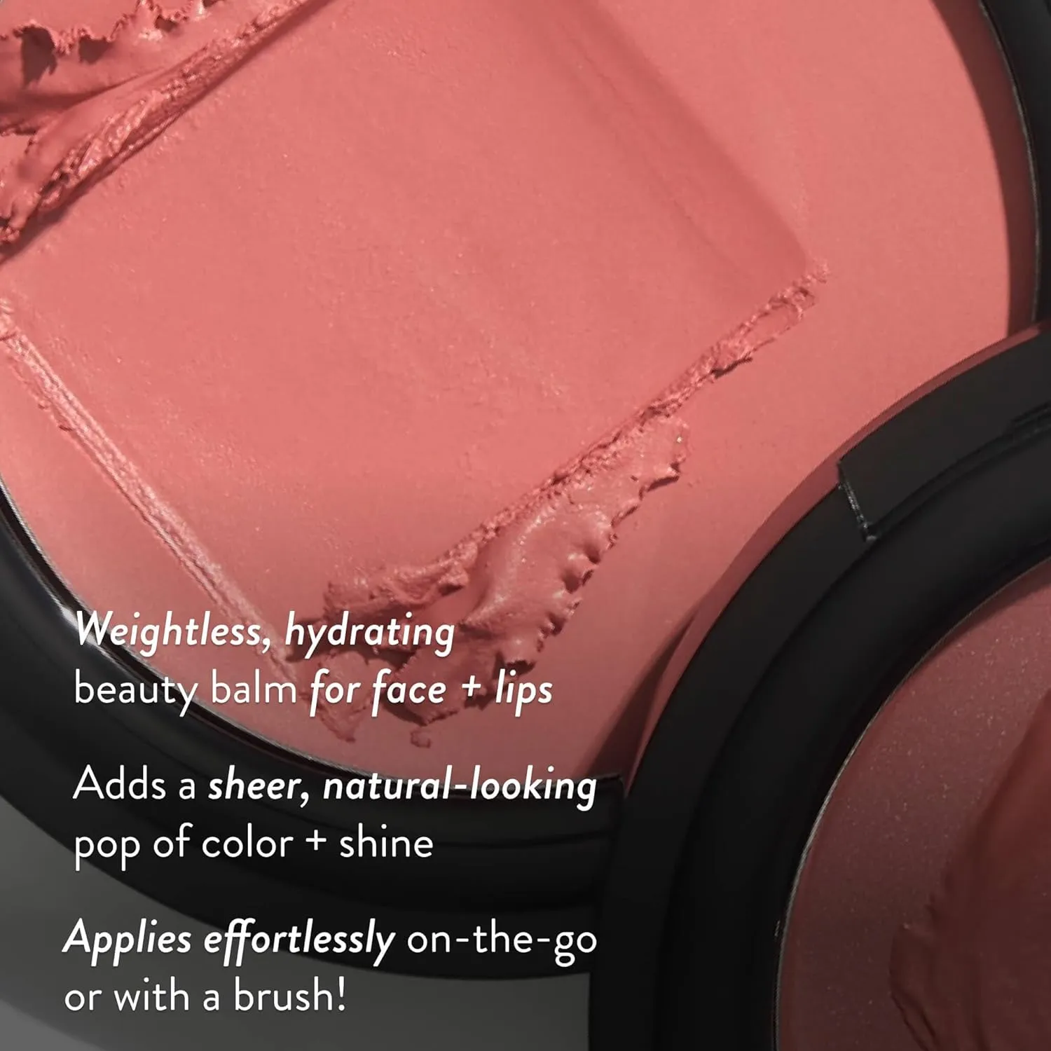 LAURA GELLER NEW YORK The Wonder Balm Complexion Enhancer - Hydrating Weightless Subtle Hint of Color   Glow for Mature Skin - Vegan Squalane - Apply to Cheeks & Lips (03 Rosy Refresh)