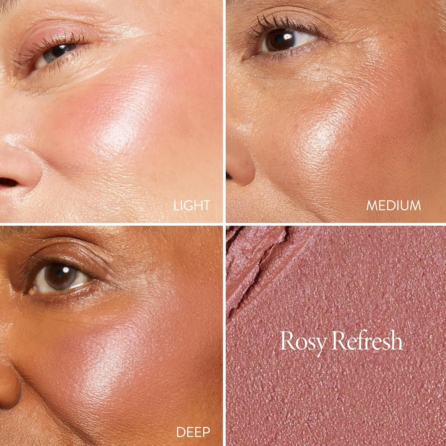 LAURA GELLER NEW YORK The Wonder Balm Complexion Enhancer - Hydrating Weightless Subtle Hint of Color   Glow for Mature Skin - Vegan Squalane - Apply to Cheeks & Lips (03 Rosy Refresh)