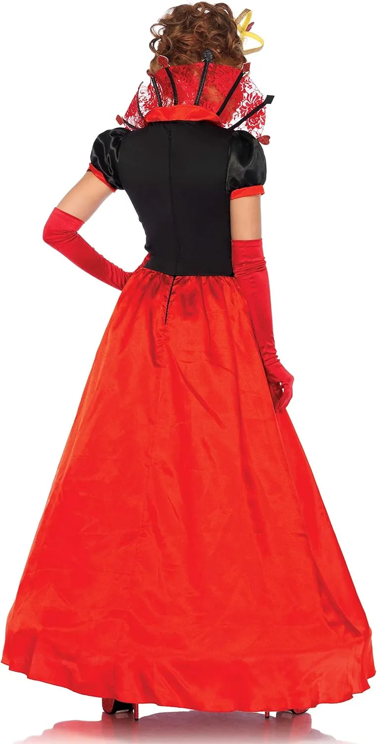 Leg Avenue Women's Wonderland Queen of Hearts Halloween Costume