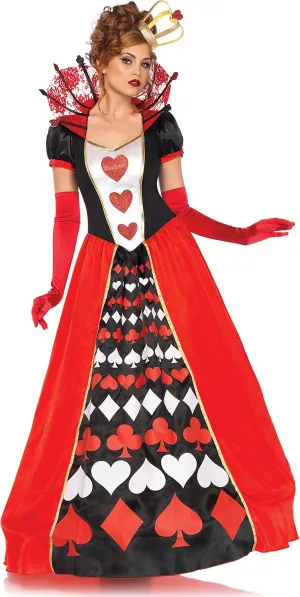 Leg Avenue Women's Wonderland Queen of Hearts Halloween Costume