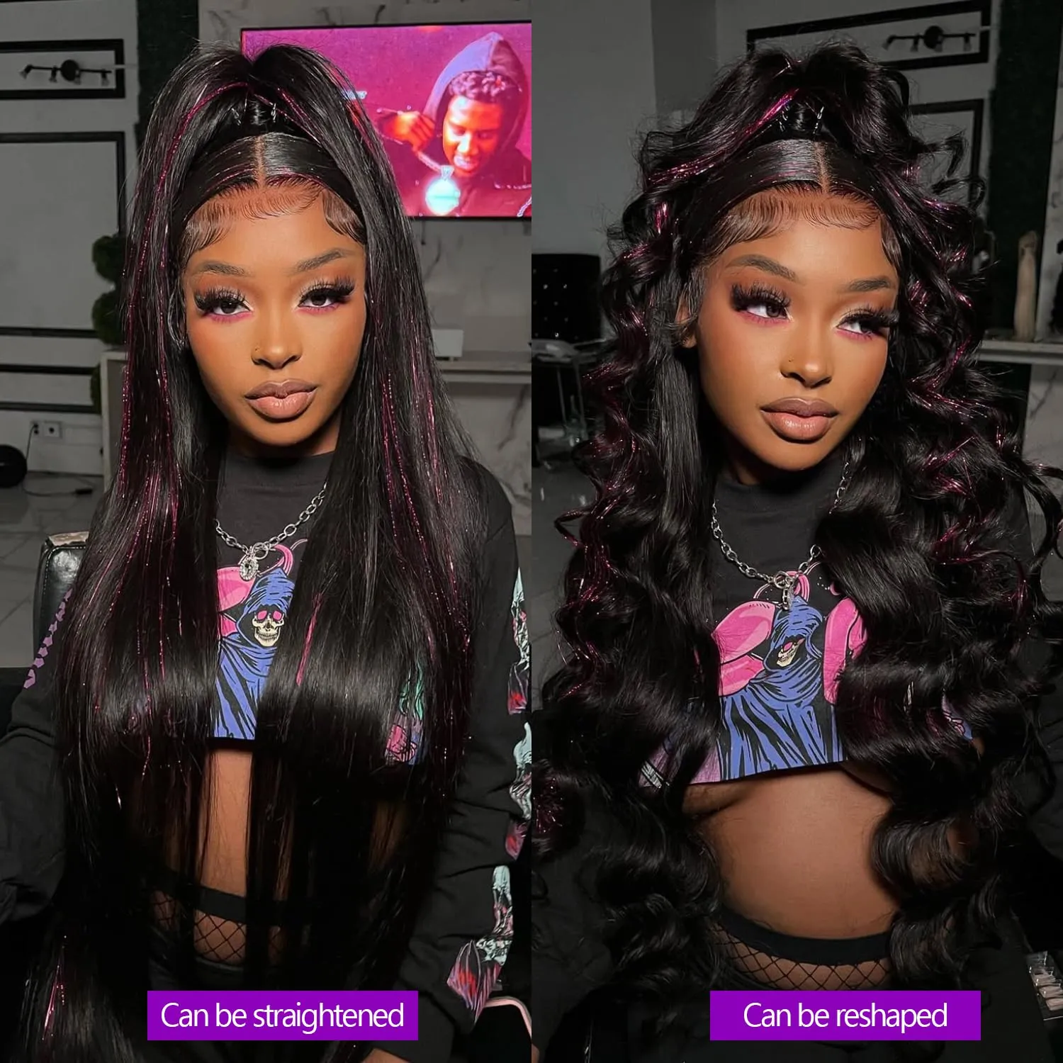 Lemoda 210% density Body Wave Wig 13x6 HD Lace Front Wigs Human Hair 15A Brazilian 100% Human Hair Pre Plucked 30 Inch Body Wave Lace Front Wigs Human Hair for Women Natural Hairline Thick Wig