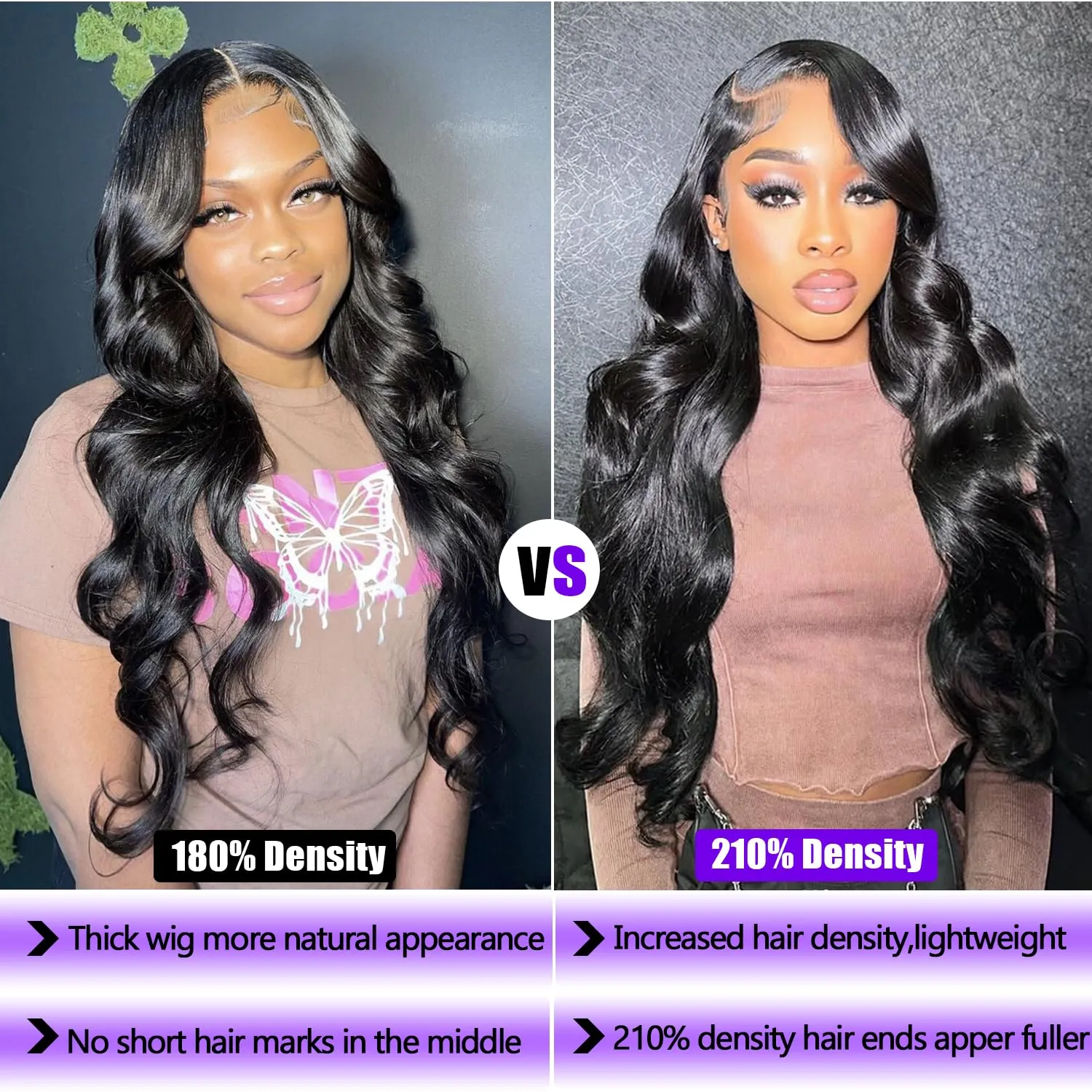 Lemoda 210% density Body Wave Wig 13x6 HD Lace Front Wigs Human Hair 15A Brazilian 100% Human Hair Pre Plucked 30 Inch Body Wave Lace Front Wigs Human Hair for Women Natural Hairline Thick Wig