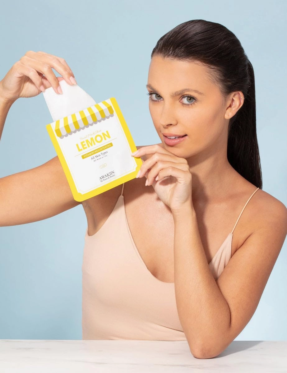 Lemon Face Mask (10 Sheets)