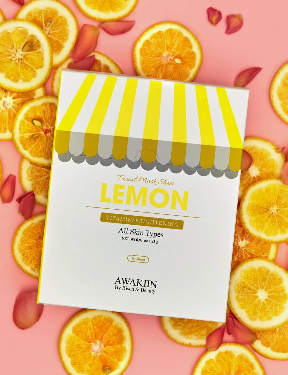 Lemon Face Mask (10 Sheets)
