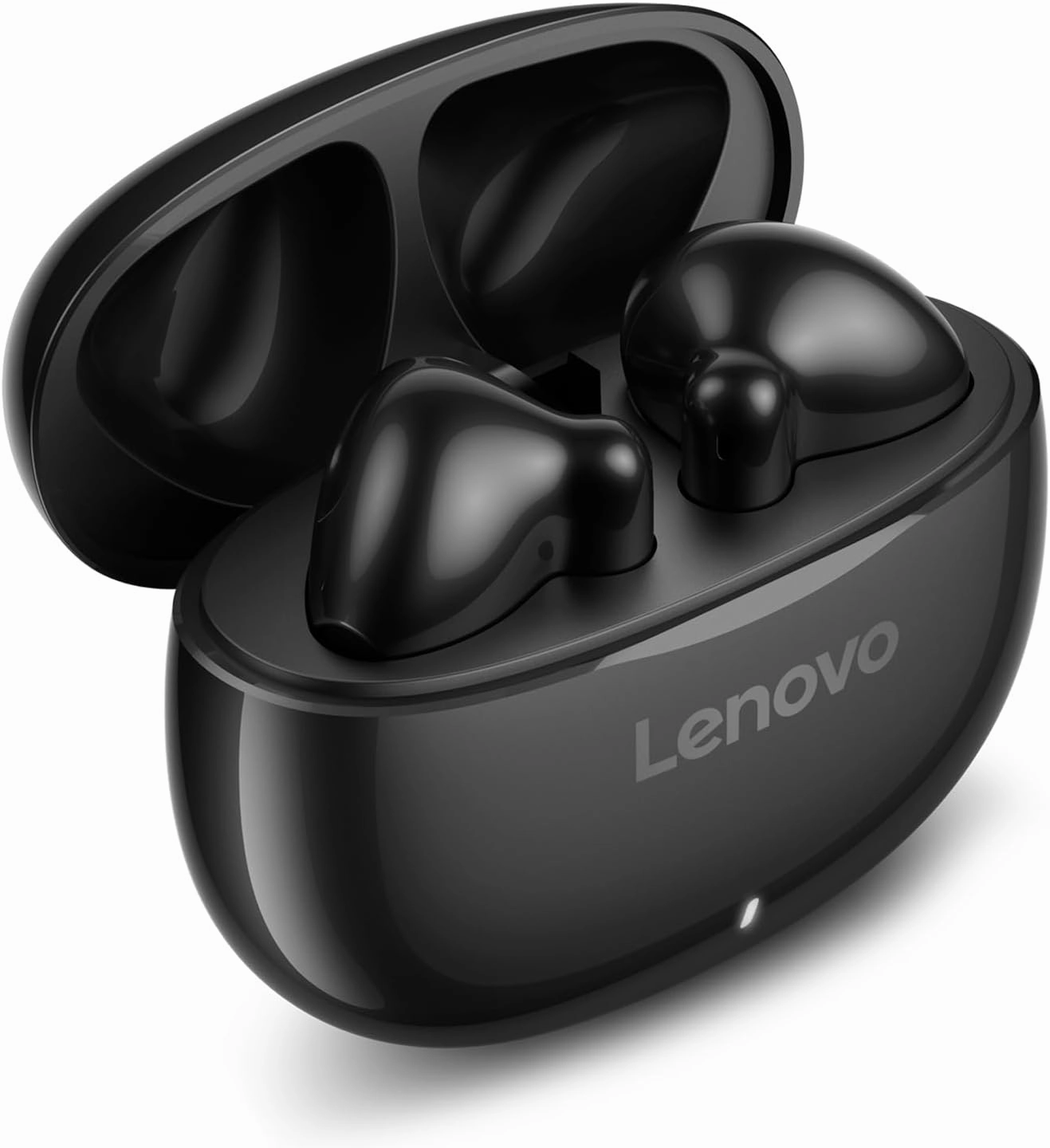 Lenovo E310 True Wireless Stereo Earbuds Bluetooth 5.3 ENC Noise-Cancelling Earbuds with 13mm Speaker Type-C Charging 20h Battery Life for Music Calls Comfortable Fit Wireless Earbuds - Black