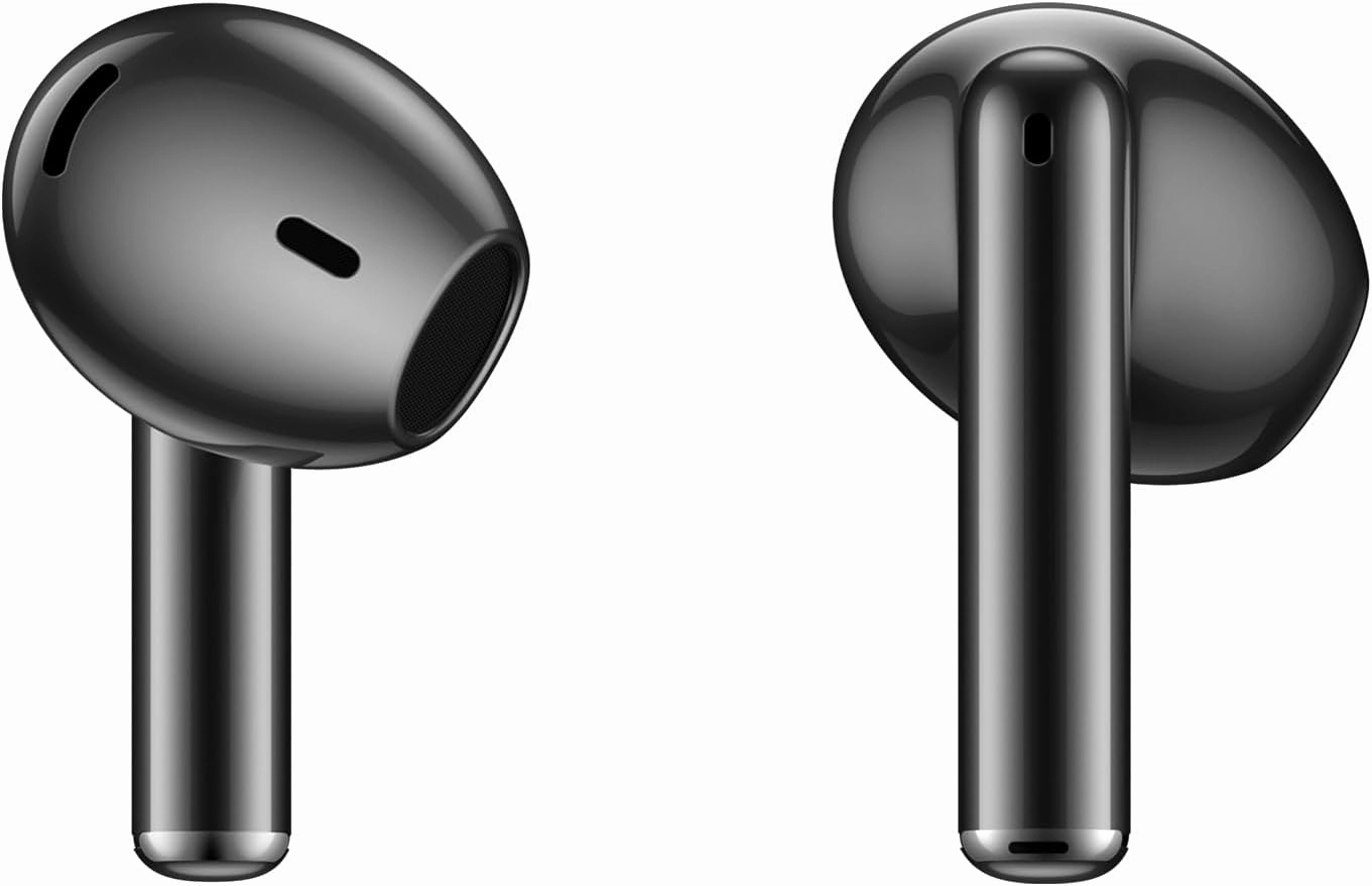 Lenovo E310 True Wireless Stereo Earbuds Bluetooth 5.3 ENC Noise-Cancelling Earbuds with 13mm Speaker Type-C Charging 20h Battery Life for Music Calls Comfortable Fit Wireless Earbuds - Black