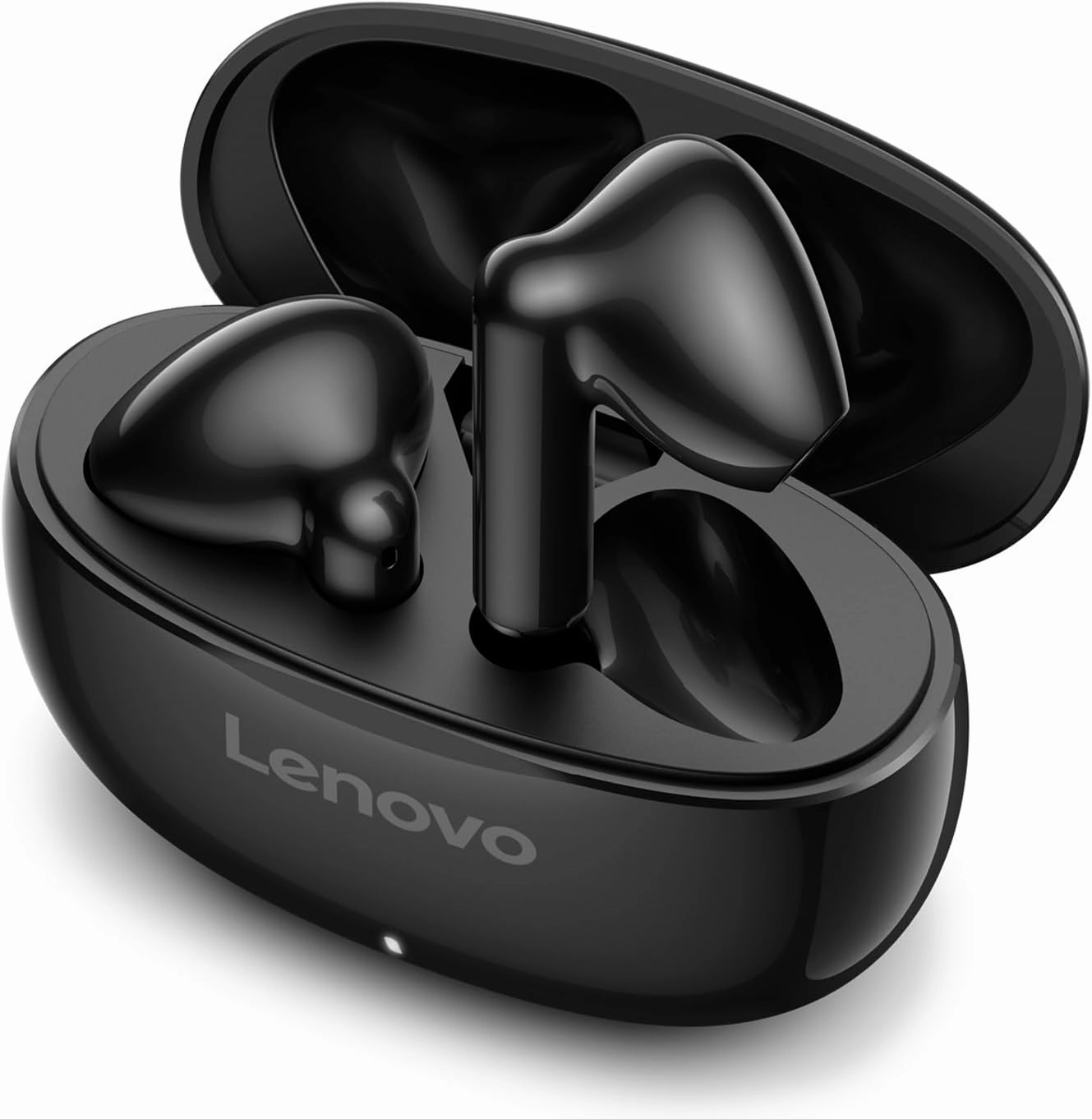 Lenovo E310 True Wireless Stereo Earbuds Bluetooth 5.3 ENC Noise-Cancelling Earbuds with 13mm Speaker Type-C Charging 20h Battery Life for Music Calls Comfortable Fit Wireless Earbuds - Black