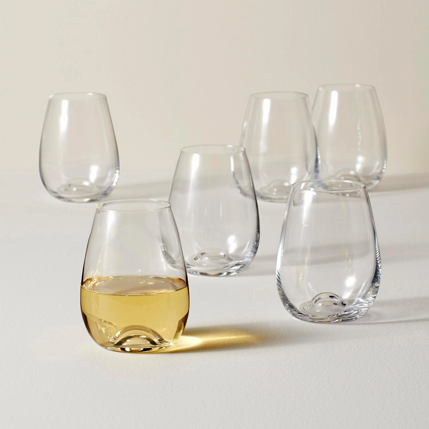 Lenox Tuscany Classics Stemless Glass Set, Buy 4 Get 6, 2.6 LB, Clear