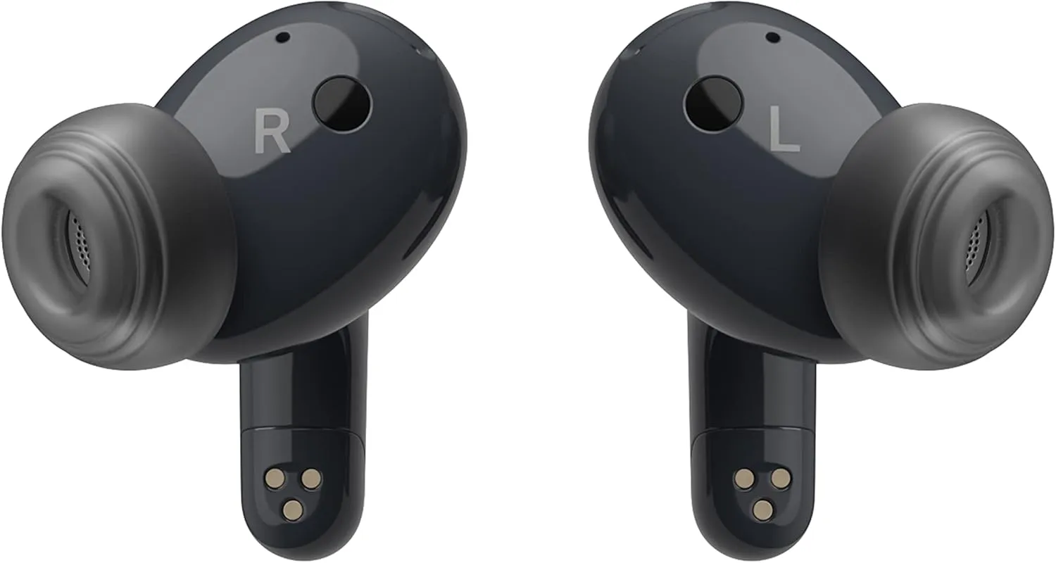 LG Tone Free T60Q - Hybrid Active Noise Cancelling True Wireless Bluetooth Uvnano  Earbuds