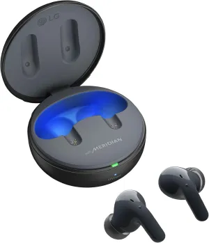 LG Tone Free T60Q - Hybrid Active Noise Cancelling True Wireless Bluetooth Uvnano  Earbuds