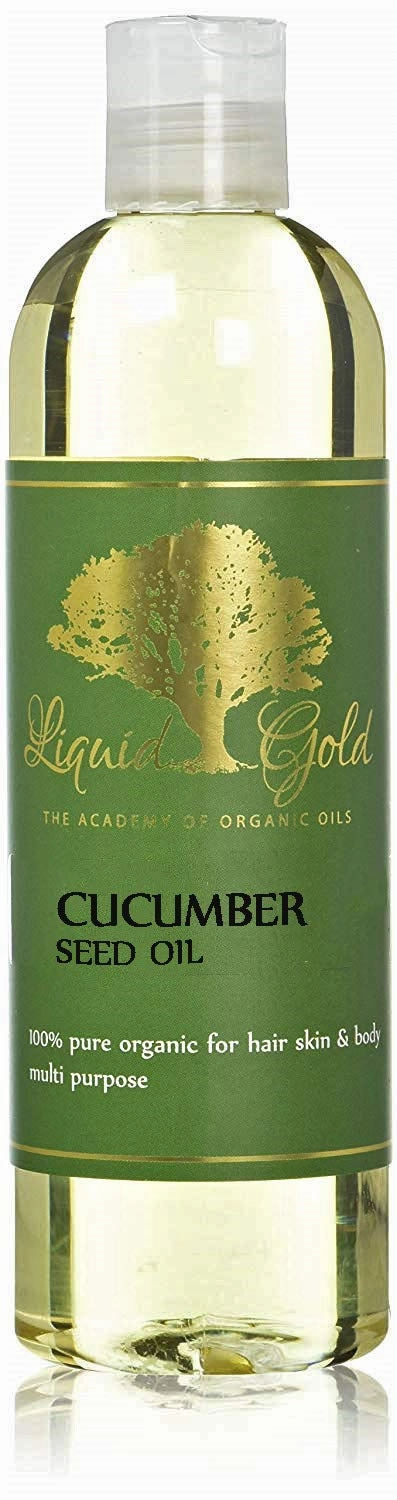 Liquid Gold Inc 12 OZ Premium CUCUMBER Pure & Organic Skin Hair Nails Massage Health Care
