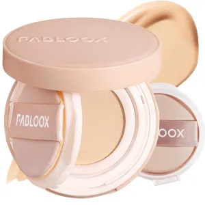 Long-Lasting Cushion Foundation, Natural Cover Foundation Makeup, Breathable and Lightweight Makeup Cushion Foundation, for Fair Light Skin, Neutral Undertone, 0.45 Fl Oz x 2