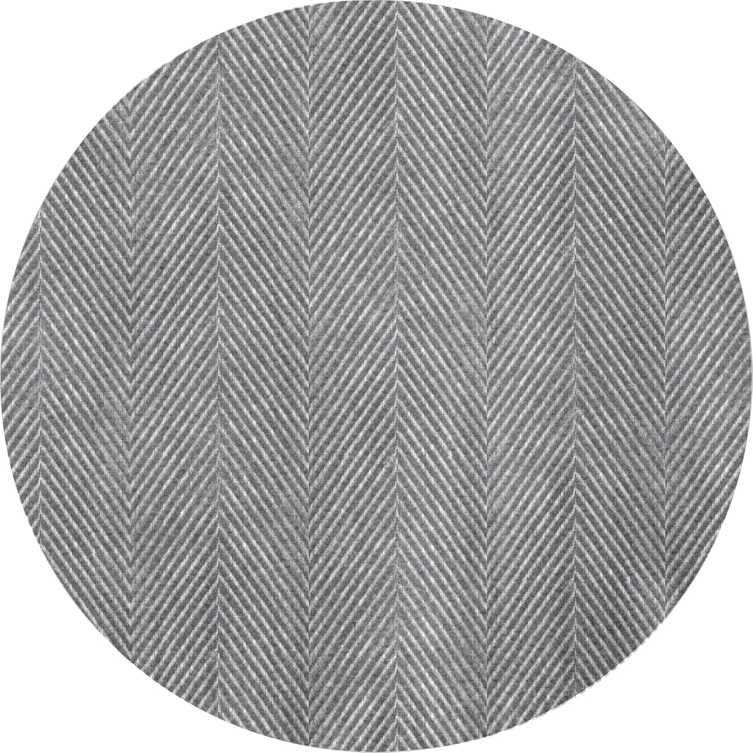 Luxury German Flannel Duvet Cover & Shams Set, 3 Piece (Gray Herringbone, King (U.S. Standard))