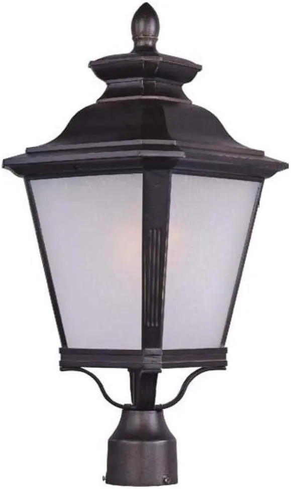 Maxim Knoxville-One Light Outdoor Post Lantern in Early American style-11 Inches Wide by 23 inches high