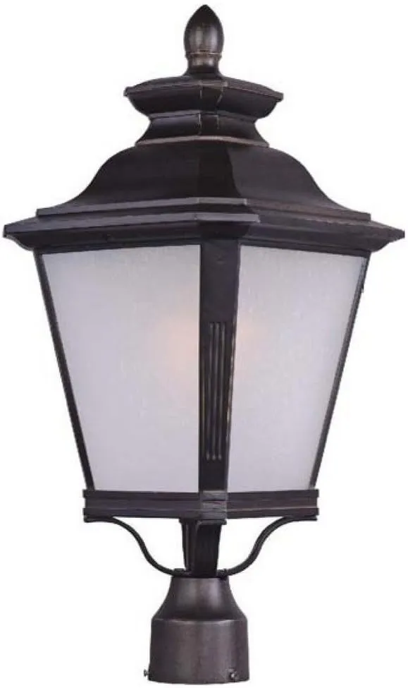 Maxim Knoxville-One Light Outdoor Post Lantern in Early American style-11 Inches Wide by 23 inches high